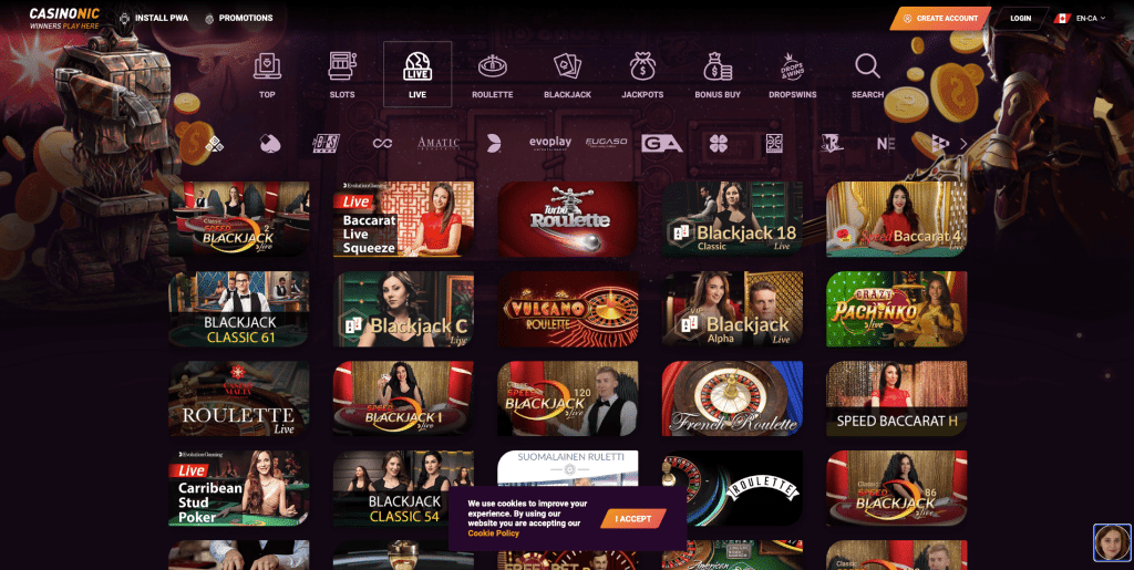 Casino Live Games