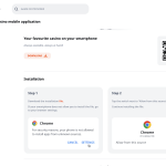 Monro Casino Mobile app