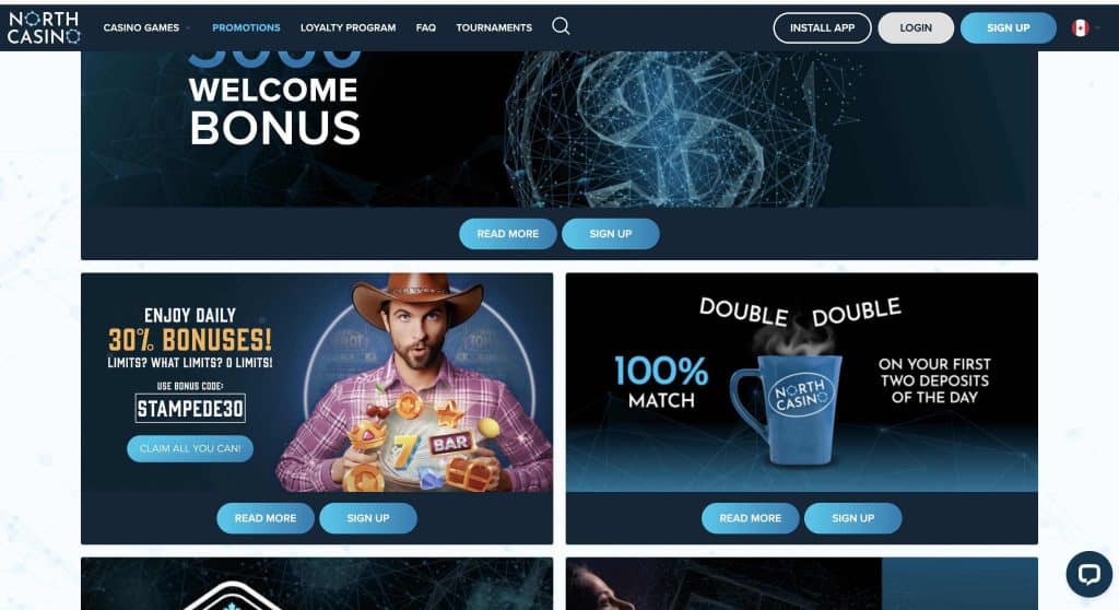 northcasino bonus