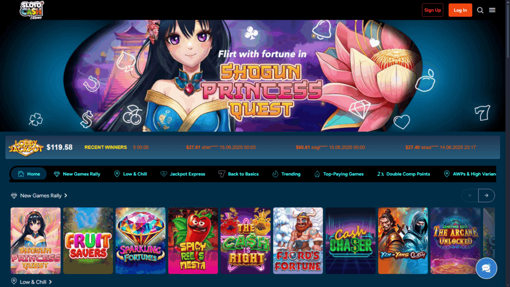 Slotocash casino Canada