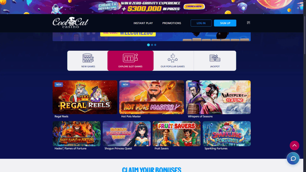 CoolCat casino slots