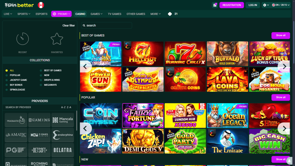 Spinbetter casino Canada