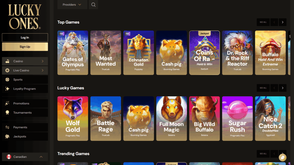 Lucky Ones casino slots