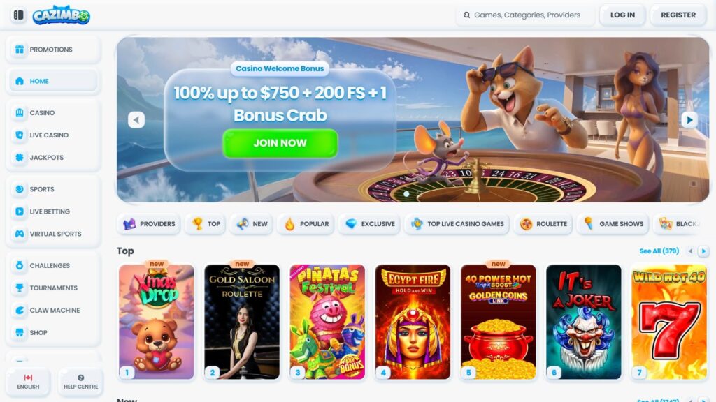 Cazimbo casino Canada