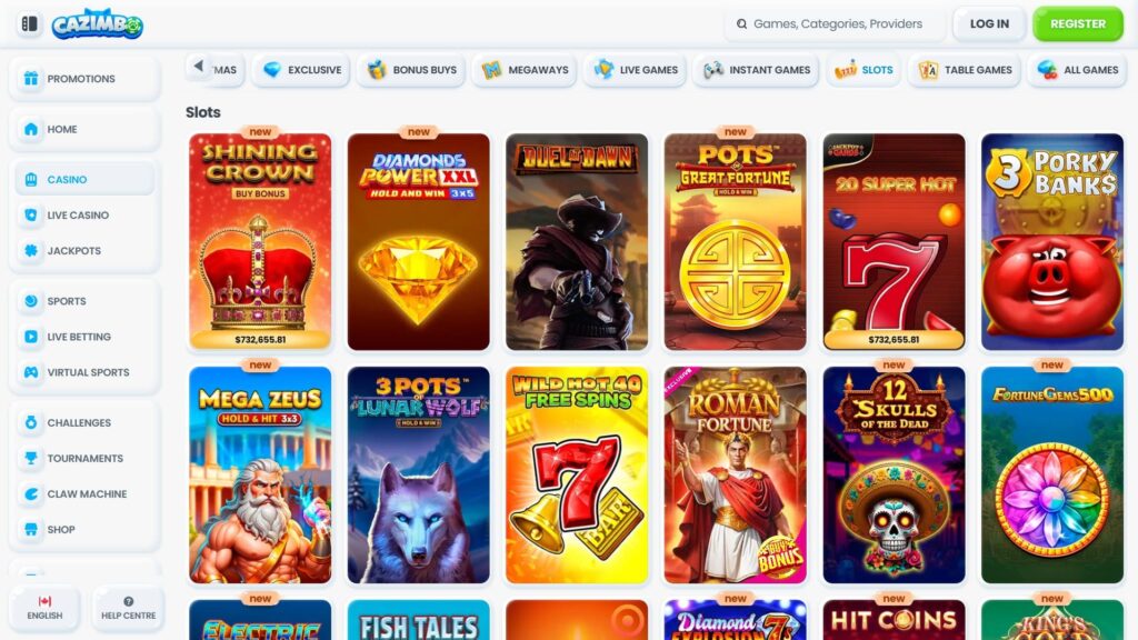 Cazimbo casino slots