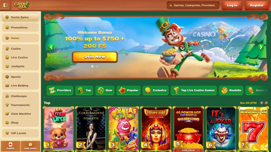 GreenLuck casino Canada