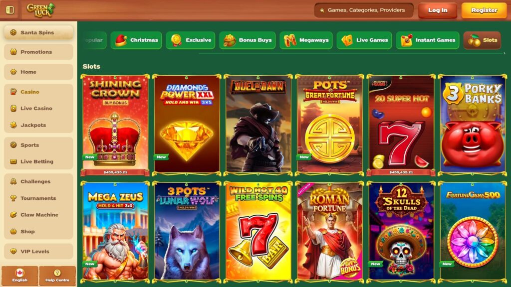 GreenLuck casino slots