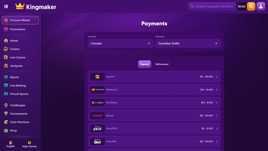 Payments