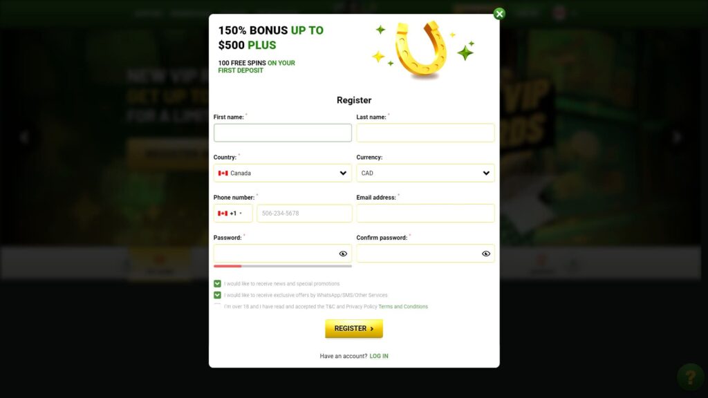 Machance casino registration