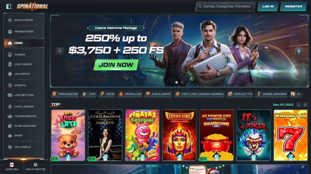 Spinational casino Canada