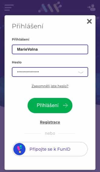 Přihlaste se ke svému účtu
