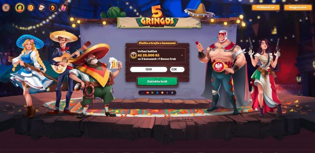5gringos casino oficiální stránka