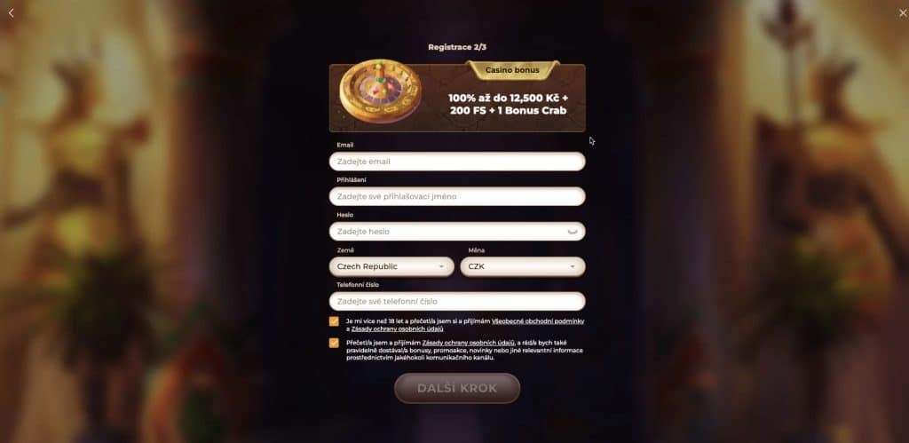 AmunRa casino registrace