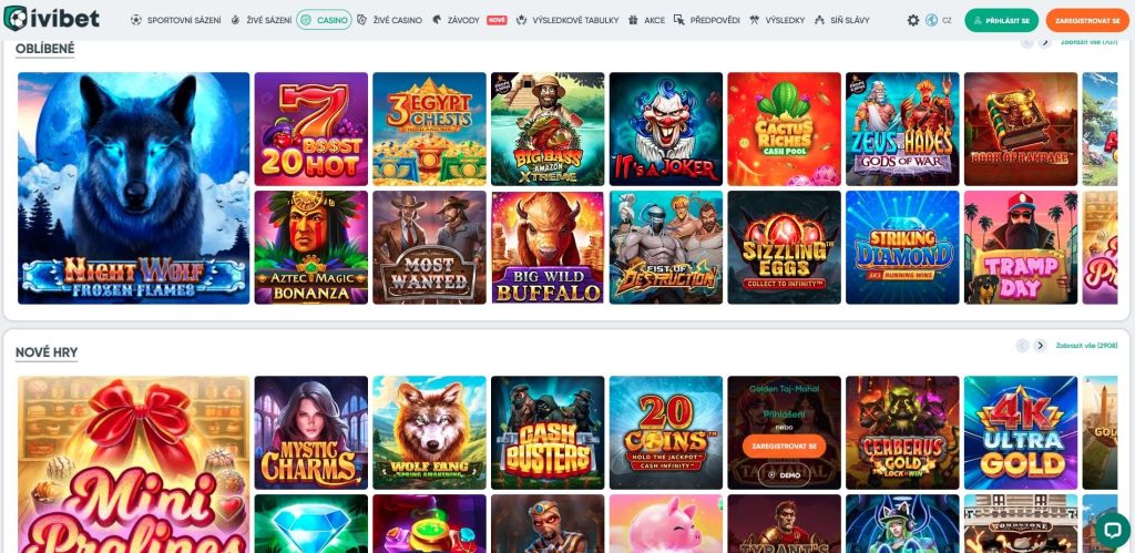 IviBet casino sloty