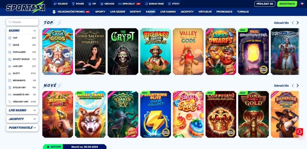 SportAza casino sloty