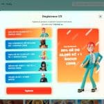 Neon54 casino registrační formulář