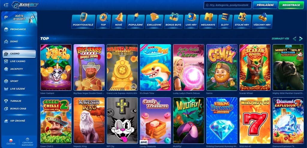 Bassbet hrací automaty