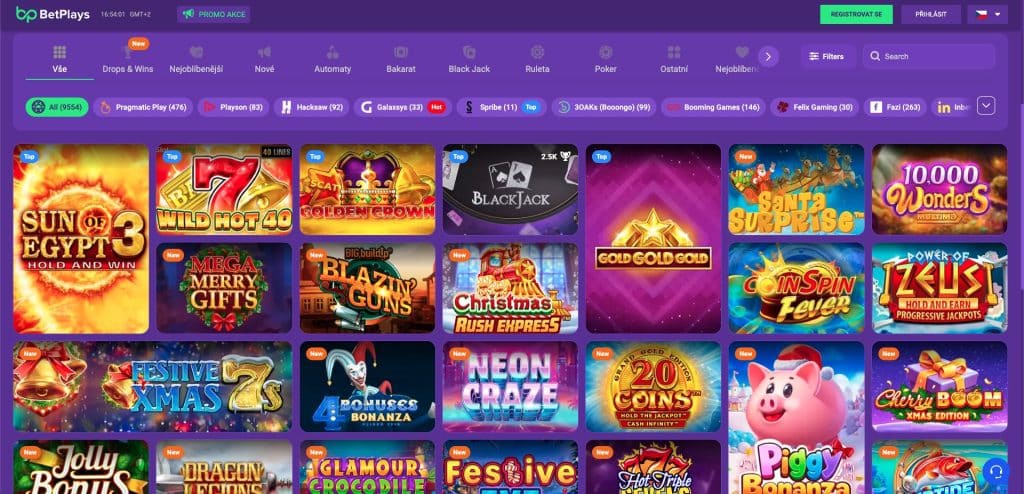 Betplays casino hrací automaty