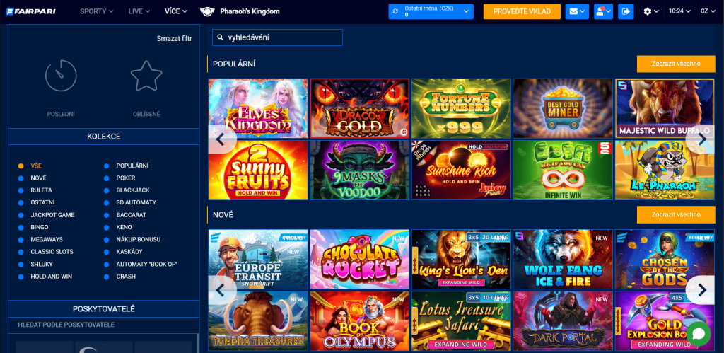 fair pari casino Česká republika