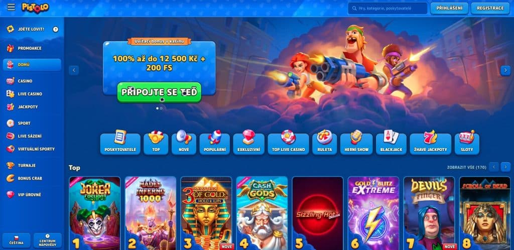 Pistolo casino Česká republika