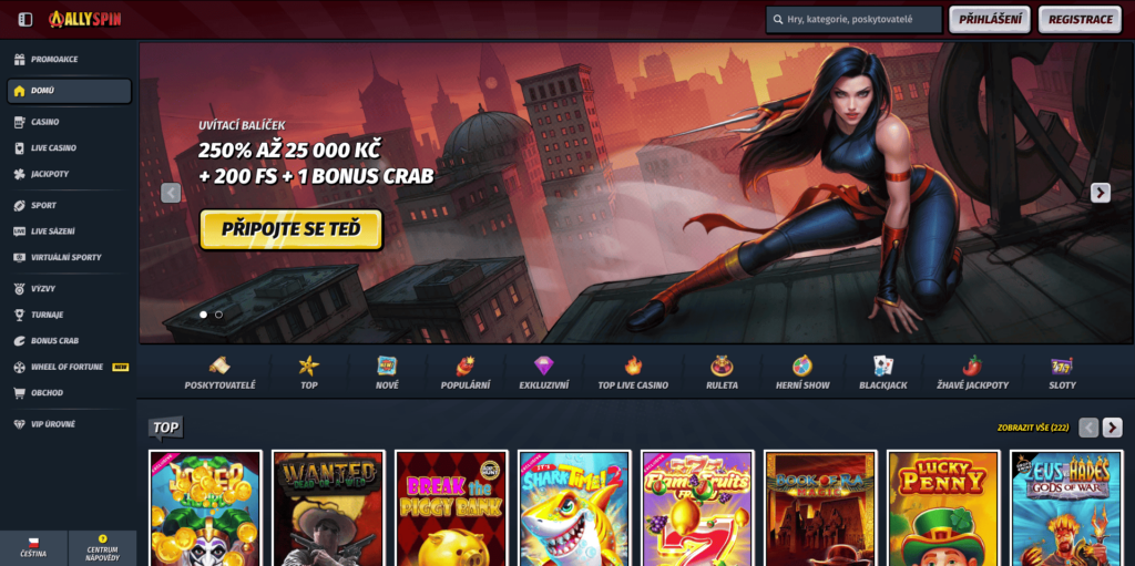 AllySpin casino Česká republika