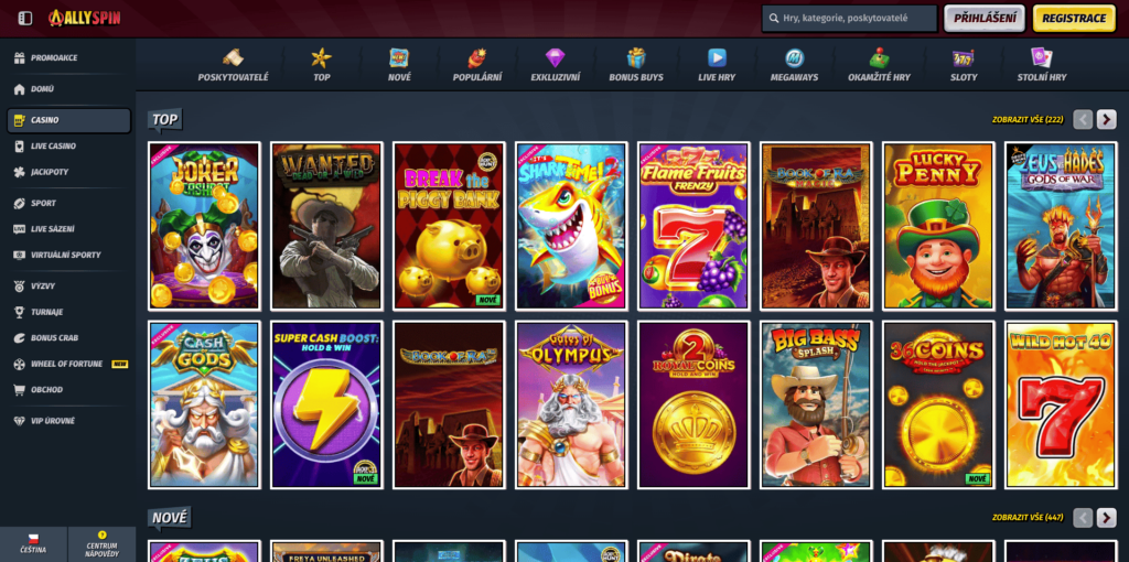 AllySpin hrací automaty