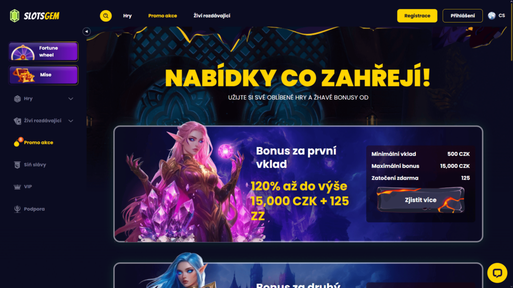 SlotsGem casino bonusy