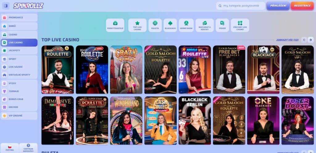 Casino s živými dealery