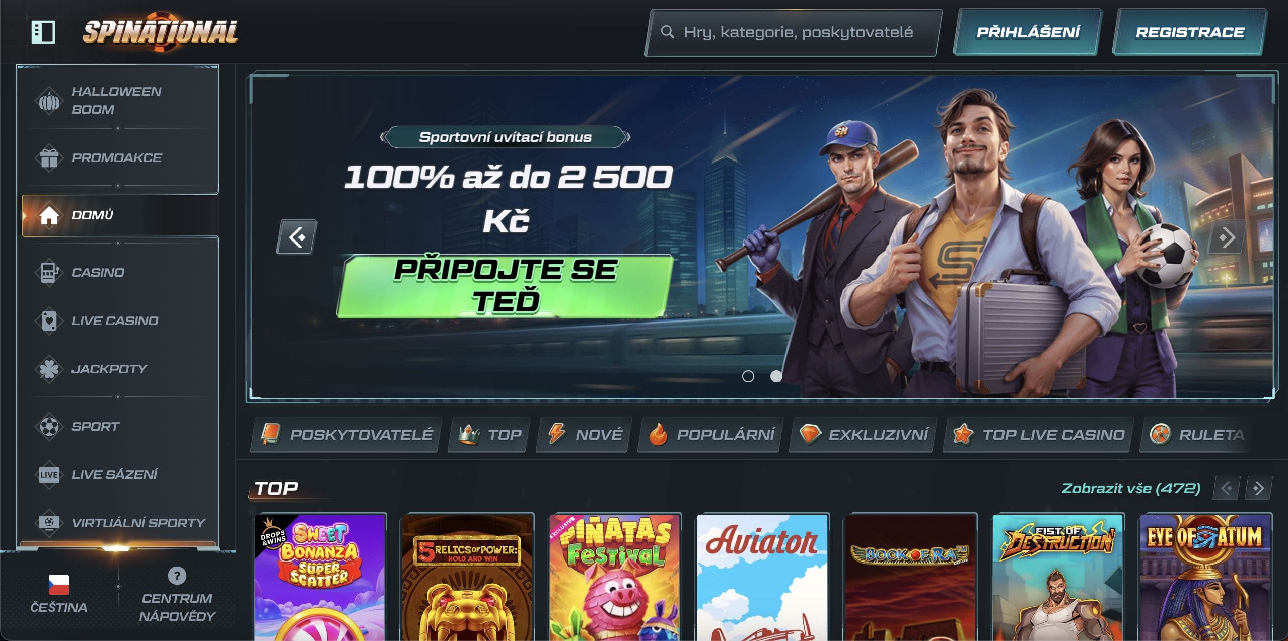 Spinational casino Česká republika