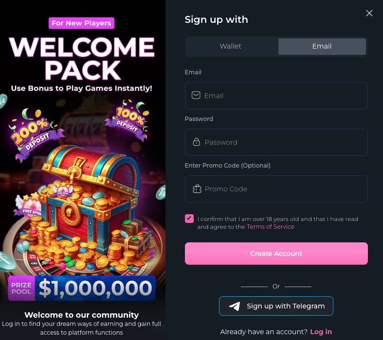 HunnyPlay casino registrace