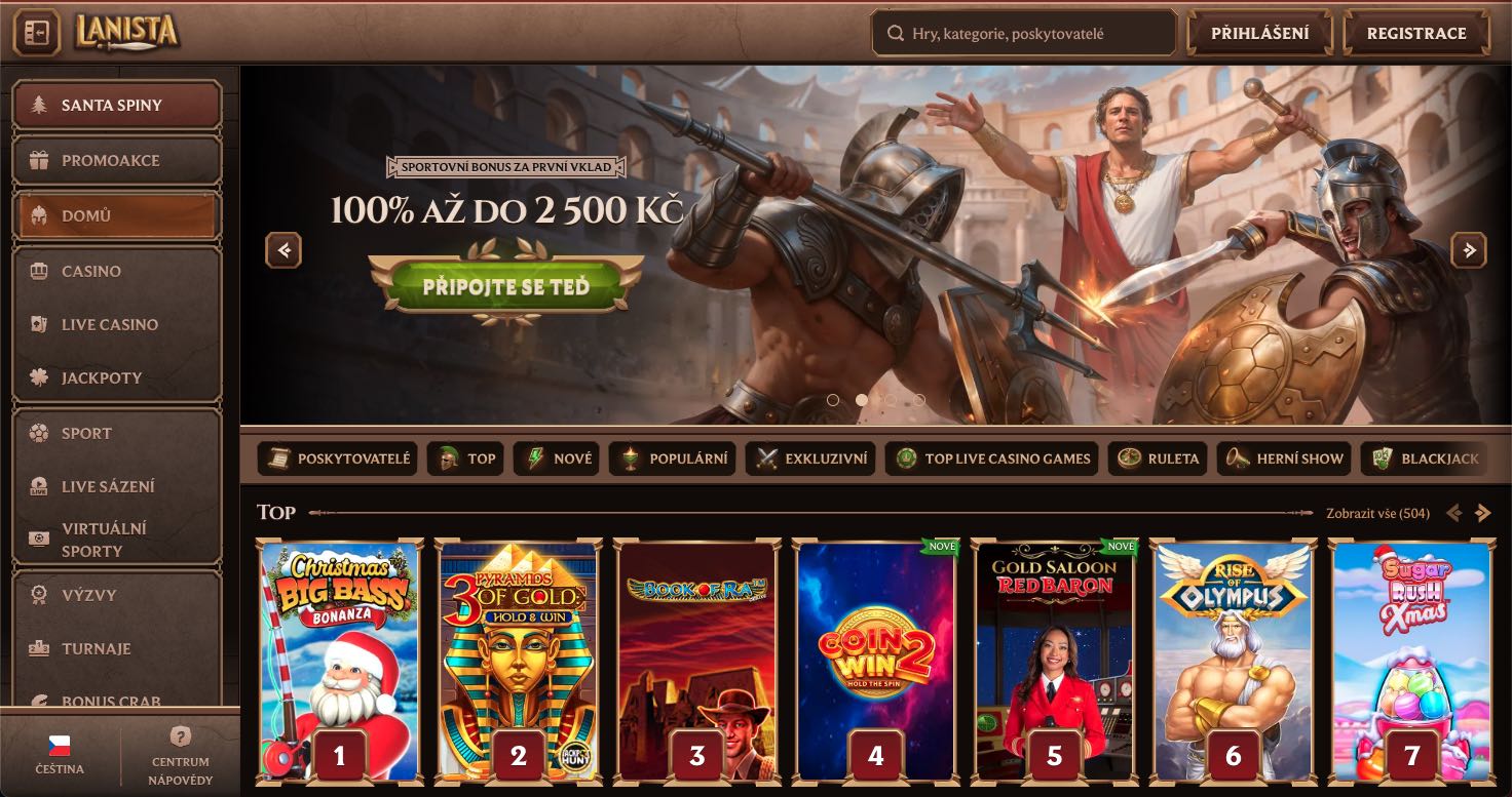 Lanista casino Česká republika