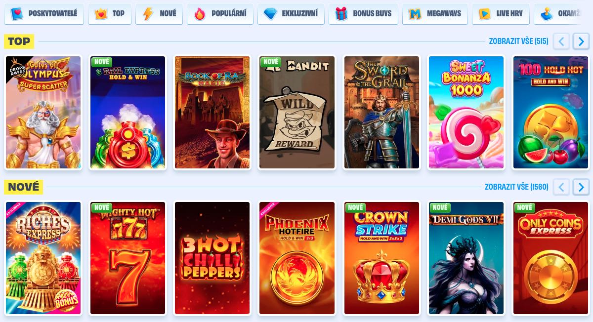 OnlySpins hrací automaty