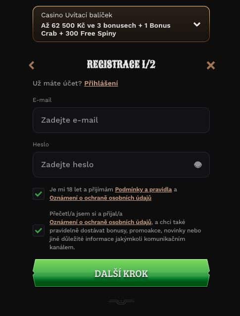 Wildsino casino registrace