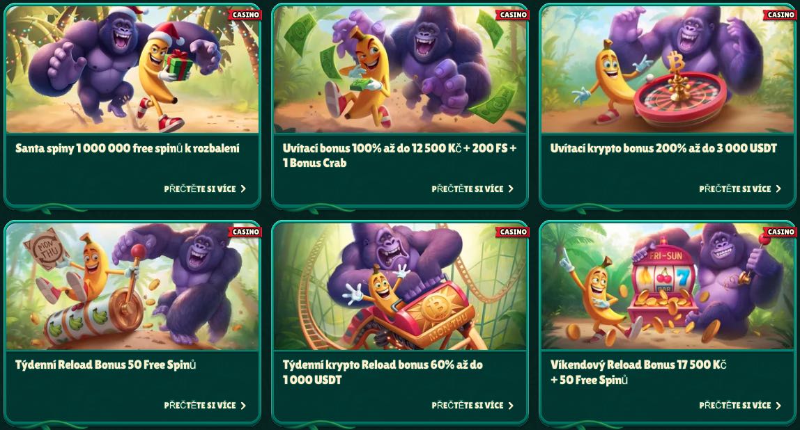 GoKong casino bonusy