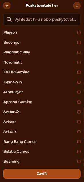 Vývojáři casino her