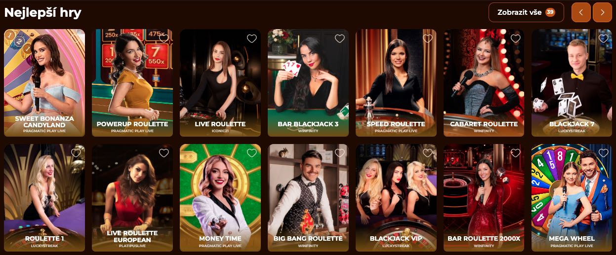 Casino s živými dealery