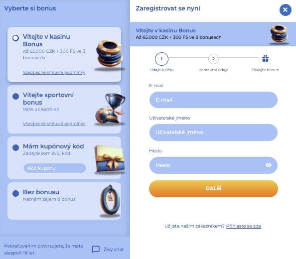 FeliceBet casino registrace