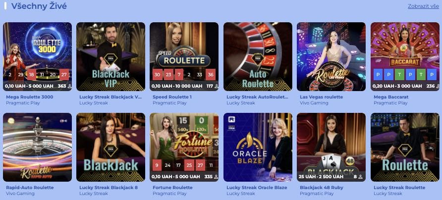 Casino s živými dealery