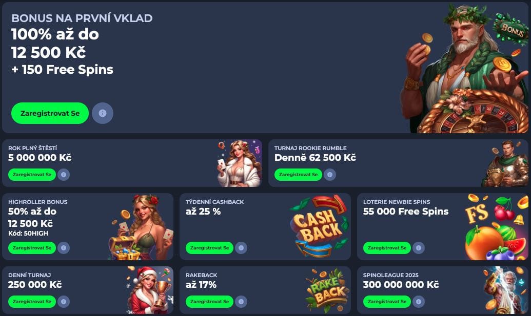 FridayRoll casino bonusy