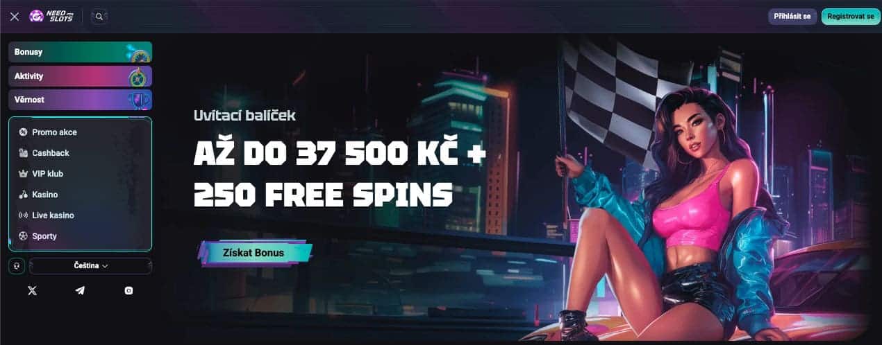 NeedForSlots casino Česká Republika