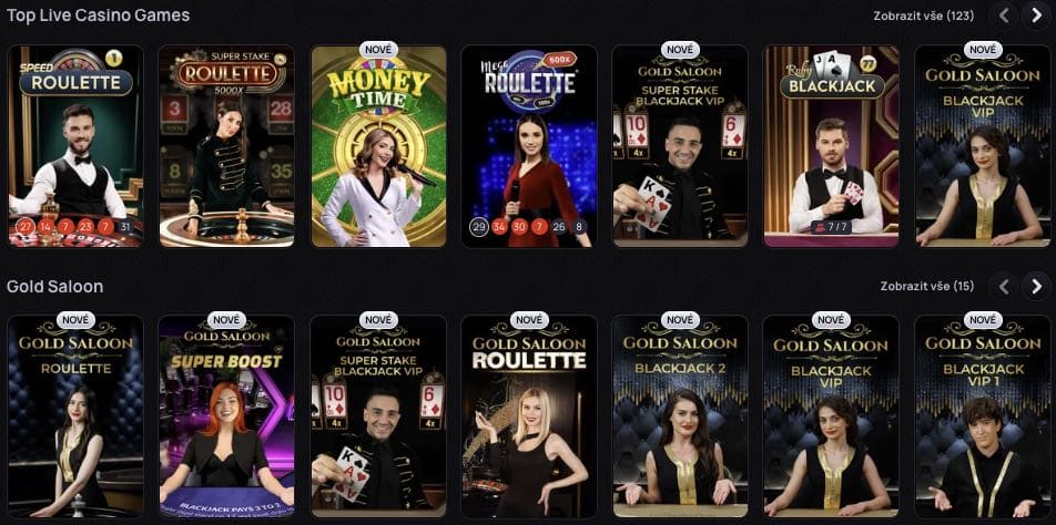 Casino s živými dealery