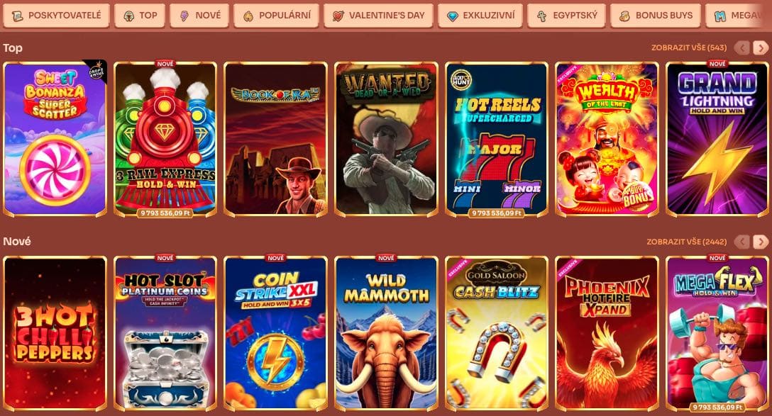 Cleobetra hrací automaty