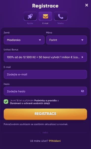 Kingmaker casino registrace