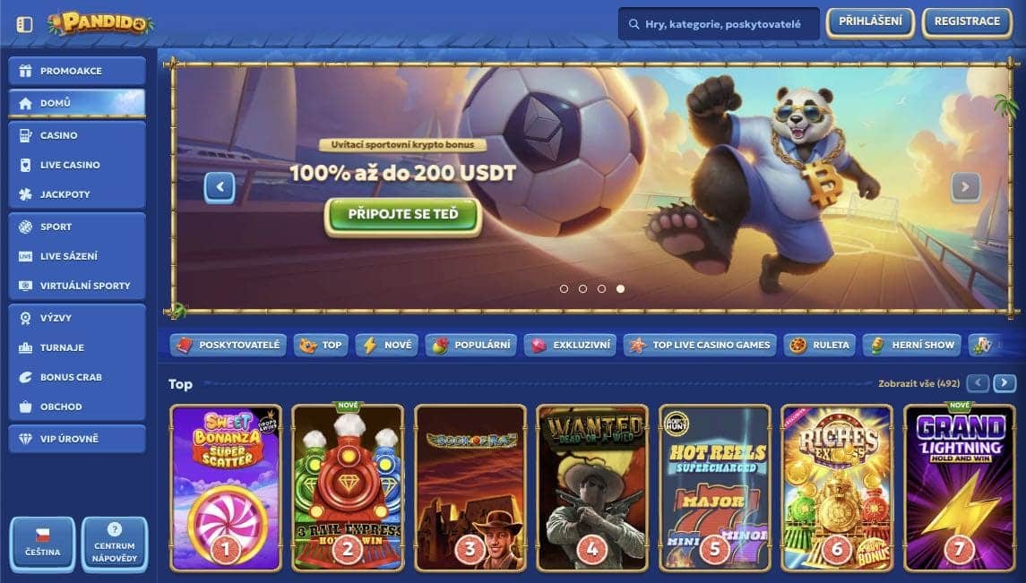 Pandido casino Česká Republika