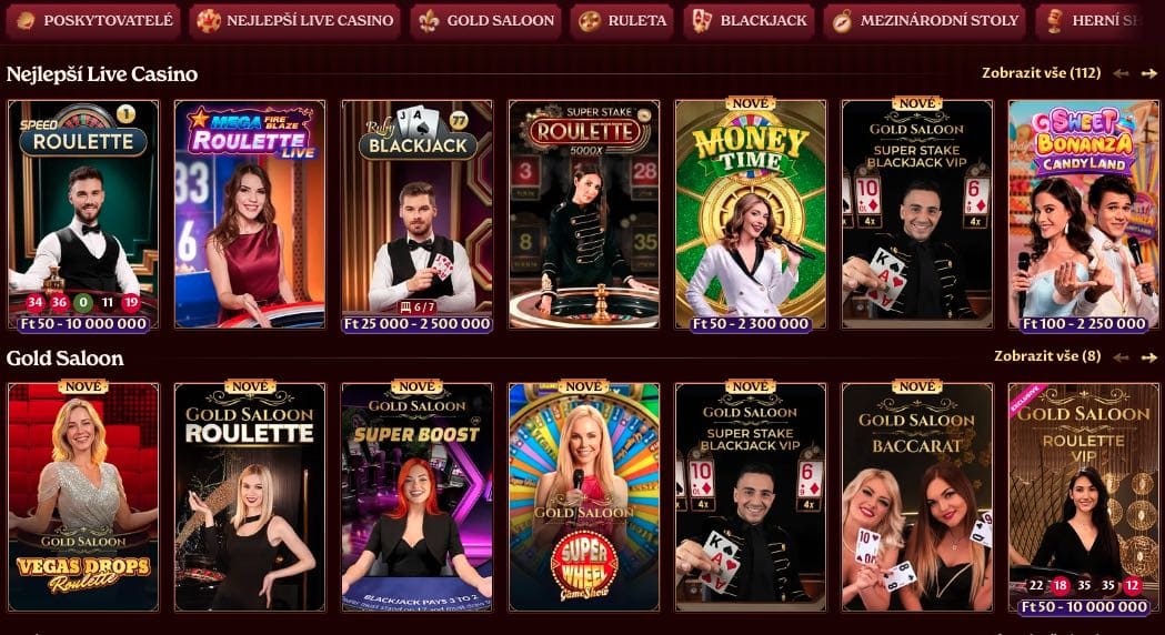 Casino s živými dealery