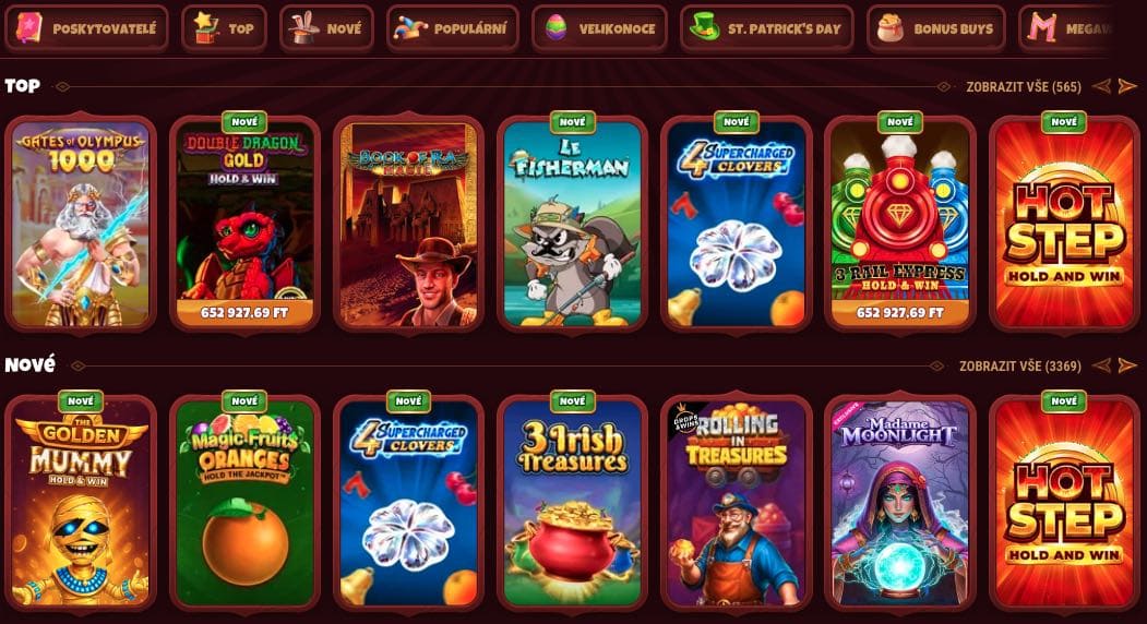 Magius casino hrací automaty