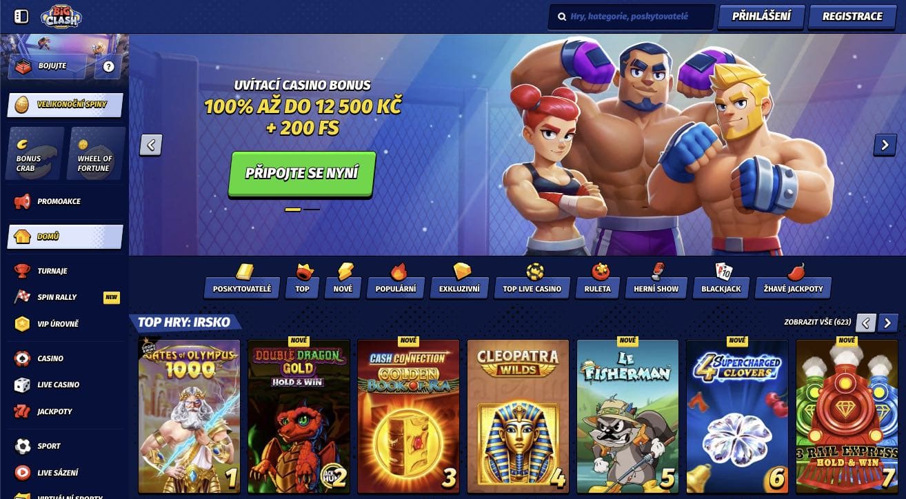 BigClash casino Česká Republika