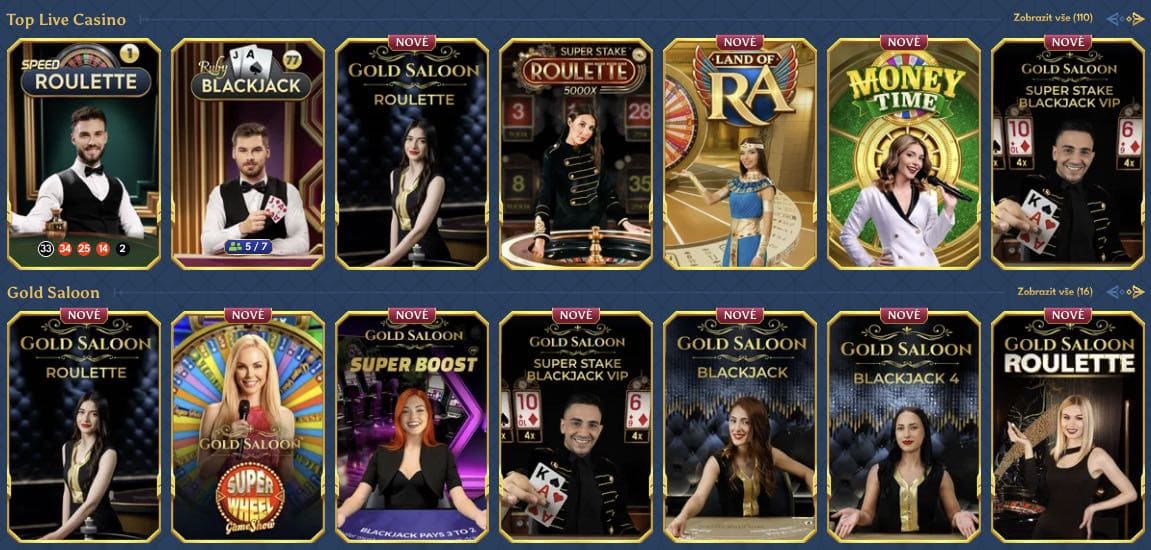 Casino s živými dealery