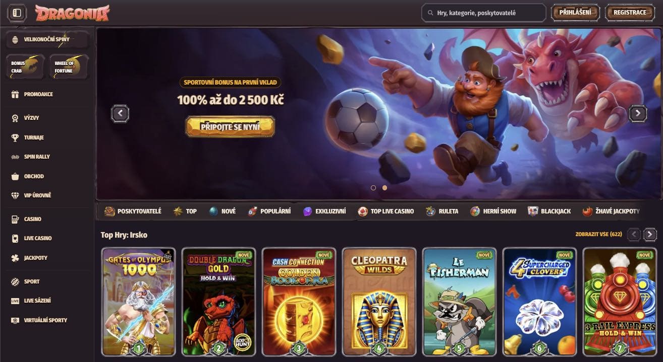 Dragonia casino Česká Republika