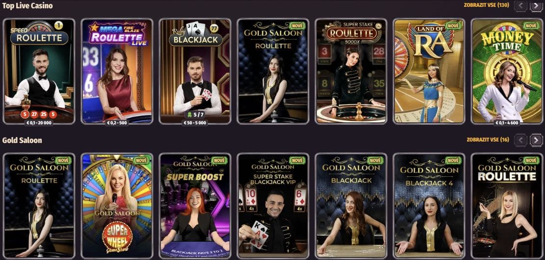 Casino s živými dealery